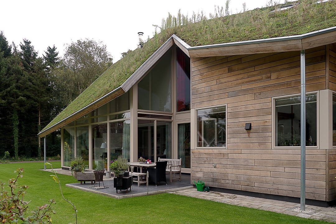 Huis met gras